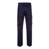 36004_214-b VL HYPNOS. Two-tone multi-pocket twill trousers (200g/m²), in cotton (35%) and polyester (65%)