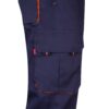 36004_214-e VL HYPNOS. Two-tone multi-pocket twill trousers (200g/m²), in cotton (35%) and polyester (65%)