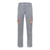 36004_217 VL HYPNOS. Two-tone multi-pocket twill trousers (200g/m²), in cotton (35%) and polyester (65%)
