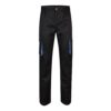 36004_223 VL HYPNOS. Two-tone multi-pocket twill trousers (200g/m²), in cotton (35%) and polyester (65%)