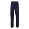 36004_224 VL HYPNOS. Two-tone multi-pocket twill trousers (200g/m²), in cotton (35%) and polyester (65%)