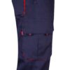 36004_224-e VL HYPNOS. Two-tone multi-pocket twill trousers (200g/m²), in cotton (35%) and polyester (65%)