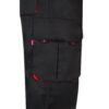 36004_233-e VL HYPNOS. Two-tone multi-pocket twill trousers (200g/m²), in cotton (35%) and polyester (65%)