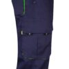 36004_234-e VL HYPNOS. Two-tone multi-pocket twill trousers (200g/m²), in cotton (35%) and polyester (65%)