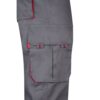 36004_237-e VL HYPNOS. Two-tone multi-pocket twill trousers (200g/m²), in cotton (35%) and polyester (65%)