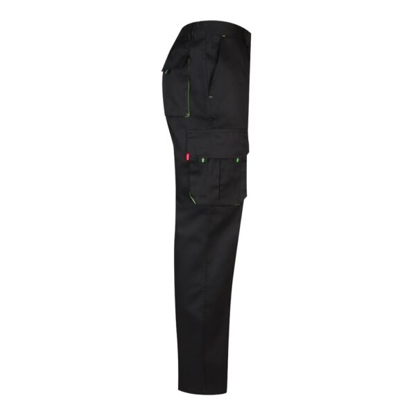 VL HYPNOS. Two-tone multi-pocket twill trousers (200g/m²), in cotton (35%) and polyester (65%)
