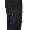 36004_243-e VL HYPNOS. Two-tone multi-pocket twill trousers (200g/m²), in cotton (35%) and polyester (65%)