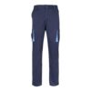 36004_244 VL HYPNOS. Two-tone multi-pocket twill trousers (200g/m²), in cotton (35%) and polyester (65%)