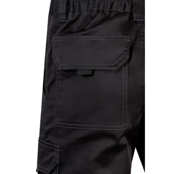 VL HEBE. Multi-pocket stretch Bermuda shorts (240g/m²), in cotton (46%), EME (38%) and polyester (16%)