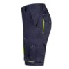 36018_204-c VL HEMERA. Two-tone, multi-pocket stretch Bermuda shorts (240g/m²), in cotton (46%), EME (38%) and polyester (16%)