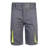 36018_207 VL HEMERA. Two-tone, multi-pocket stretch Bermuda shorts (240g/m²), in cotton (46%), EME (38%) and polyester (16%)