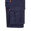 36018_214-e VL HEMERA. Two-tone, multi-pocket stretch Bermuda shorts (240g/m²), in cotton (46%), EME (38%) and polyester (16%)