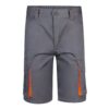 36018_217 VL HEMERA. Two-tone, multi-pocket stretch Bermuda shorts (240g/m²), in cotton (46%), EME (38%) and polyester (16%)