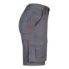 36018_217-d VL HEMERA. Two-tone, multi-pocket stretch Bermuda shorts (240g/m²), in cotton (46%), EME (38%) and polyester (16%)