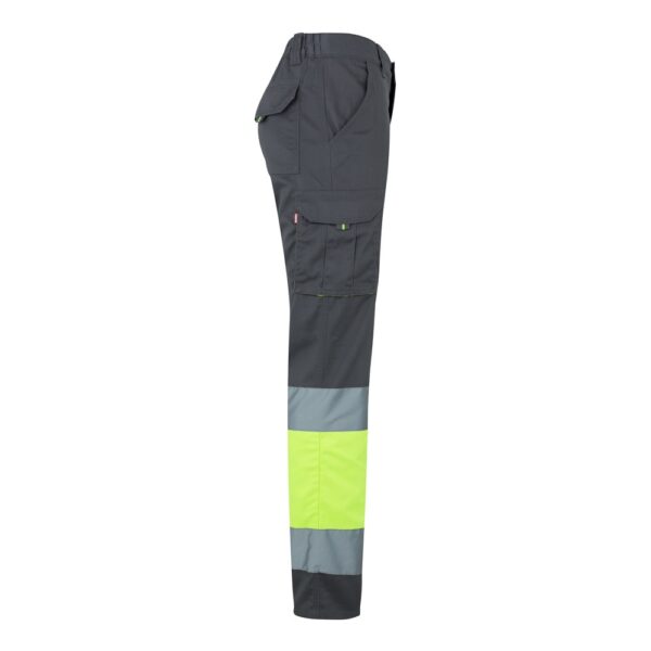 VL ZEUS LARGE. Two-tone, multi-pocket stretch trousers (240g/m²), in cotton (46%), EME (38%) and polyester (16%)