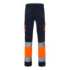 36021_214-b VL ZEUS LARGE. Two-tone, multi-pocket stretch trousers (240g/m²), in cotton (46%), EME (38%) and polyester (16%)