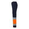 36021_214-c VL ZEUS LARGE. Two-tone, multi-pocket stretch trousers (240g/m²), in cotton (46%), EME (38%) and polyester (16%)