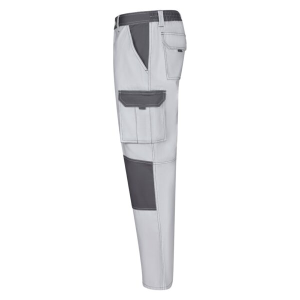 VL NJORD. Two-tone multi-pocket twill trousers (240 g/m²), in cotton (35%) and polyester (65%)