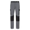 36029_113 VL NJORD. Two-tone multi-pocket twill trousers (240 g/m²), in cotton (35%) and polyester (65%)