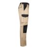 36029_131-d VL NJORD. Two-tone multi-pocket twill trousers (240 g/m²), in cotton (35%) and polyester (65%)