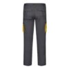 36031_207-b VL FIDES. Two-tone, multi-pocket stretch trousers (240g/m²), in cotton (46%), EME (38%) and polyester (16%)