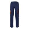 36031_214 VL FIDES. Two-tone, multi-pocket stretch trousers (240g/m²), in cotton (46%), EME (38%) and polyester (16%)