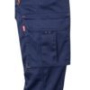 36031_214-e VL FIDES. Two-tone, multi-pocket stretch trousers (240g/m²), in cotton (46%), EME (38%) and polyester (16%)
