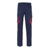 36031_224 VL FIDES. Two-tone, multi-pocket stretch trousers (240g/m²), in cotton (46%), EME (38%) and polyester (16%)