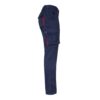 36031_224-d VL FIDES. Two-tone, multi-pocket stretch trousers (240g/m²), in cotton (46%), EME (38%) and polyester (16%)