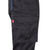 36031_227-e VL FIDES. Two-tone, multi-pocket stretch trousers (240g/m²), in cotton (46%), EME (38%) and polyester (16%)