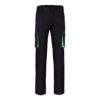 36031_243 VL FIDES. Two-tone, multi-pocket stretch trousers (240g/m²), in cotton (46%), EME (38%) and polyester (16%)