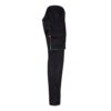 36031_243-d VL FIDES. Two-tone, multi-pocket stretch trousers (240g/m²), in cotton (46%), EME (38%) and polyester (16%)