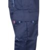 36031_244-e VL FIDES. Two-tone, multi-pocket stretch trousers (240g/m²), in cotton (46%), EME (38%) and polyester (16%)