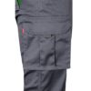 36031_247-e VL FIDES. Two-tone, multi-pocket stretch trousers (240g/m²), in cotton (46%), EME (38%) and polyester (16%)