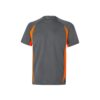36034_217 VL SLAYER. Two-tone bird-eye technical t-shirt (160g/m²), in polyester (100%)