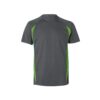 36034_247 VL SLAYER. Two-tone bird-eye technical t-shirt (160g/m²), in polyester (100%)