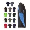 36034_set VL SLAYER. Two-tone bird-eye technical t-shirt (160g/m²), in polyester (100%)