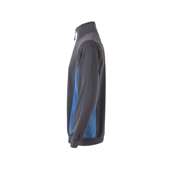 VL SVAROG. Two-tone terry sweatshirt (260g/m²), in polyester (65%) and cotton (35%)
