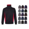 VL SVAROG. Two-tone terry sweatshirt (260g/m²), in polyester (65%) and cotton (35%)