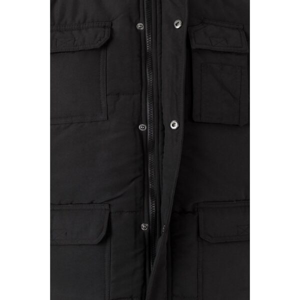 VL MEFITIS. Multi-pocket padded vest (220g/m²), in polyester (100%)