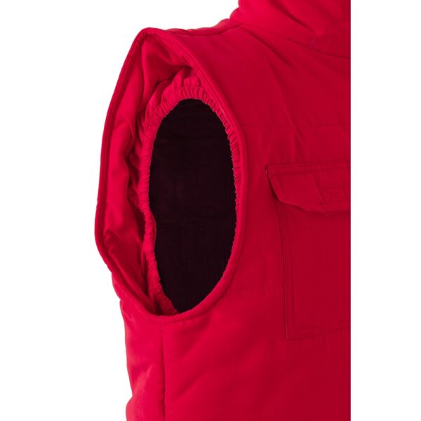 VL MEFITIS. Multi-pocket padded vest (220g/m²), in polyester (100%)