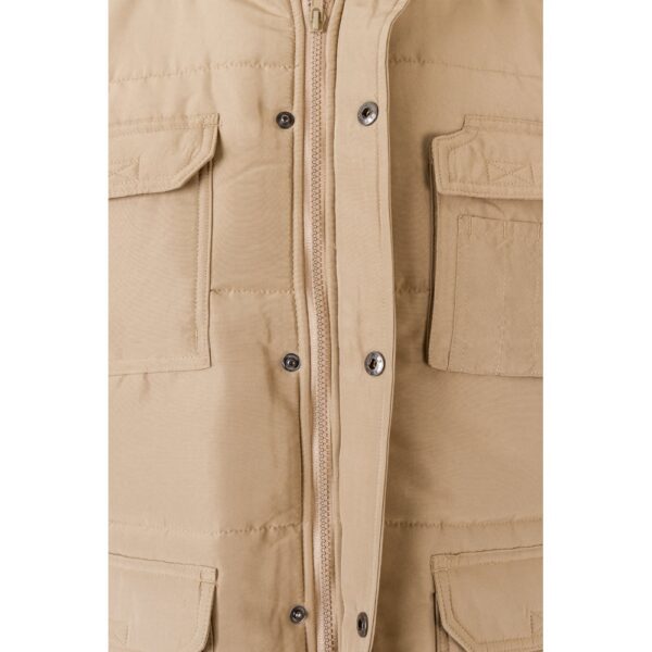 VL MEFITIS. Multi-pocket padded vest (220g/m²), in polyester (100%)