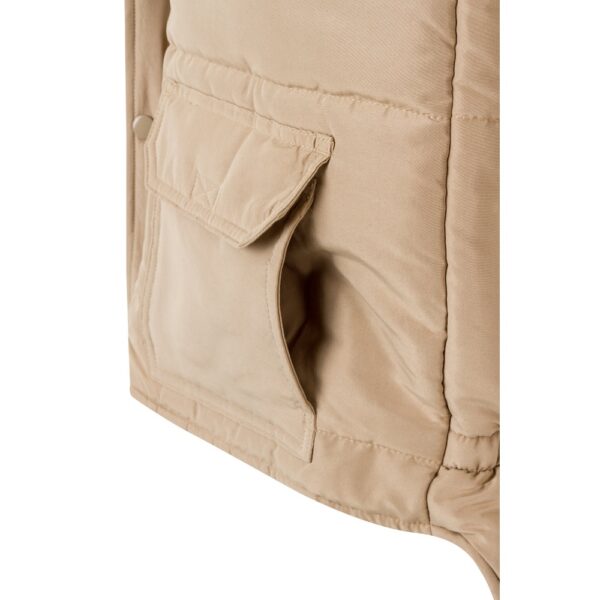 VL MEFITIS. Multi-pocket padded vest (220g/m²), in polyester (100%)