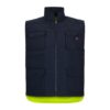 36048_108 VL DIANA. Padded vest (220g/m²), reversible and multi-pocket, in polyester (100%), with zip fastening and reversible puller