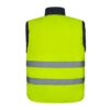 36048_108-e VL DIANA. Padded vest (220g/m²), reversible and multi-pocket, in polyester (100%), with zip fastening and reversible puller