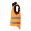 36048_128-e VL DIANA. Padded vest (220g/m²), reversible and multi-pocket, in polyester (100%), with zip fastening and reversible puller