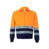 VL NEPTUNE. Two-tone twill jacket (210g/m²) in polyester (80%) and cotton (20%)