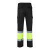 36052_203-b VL ATHENA. Two-tone twill trousers (210g/m²), lined, multi-pocket, in cotton (20%) and polyester (80%)