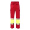 36052_205-b VL ATHENA. Two-tone twill trousers (210g/m²), lined, multi-pocket, in cotton (20%) and polyester (80%)