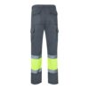 36052_207-b VL ATHENA. Two-tone twill trousers (210g/m²), lined, multi-pocket, in cotton (20%) and polyester (80%)